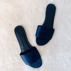 Banana Republic Satin Slide Sandals